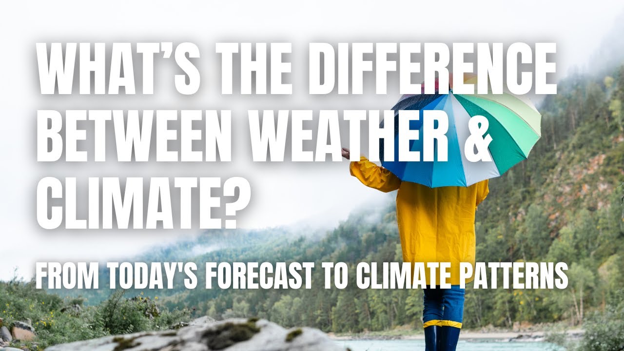Weather vs Climate: Understanding the Difference | Middle School Science