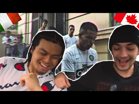 CANADIANS REACT TO ITALIAN TRAP - DARK POLO GANG - CAVALLINI FT SFERA EBBASTA Prod. Charlie Charles