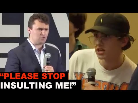 WOKE Student CURSES At Charlie Kirk After He Wins The Argument ????