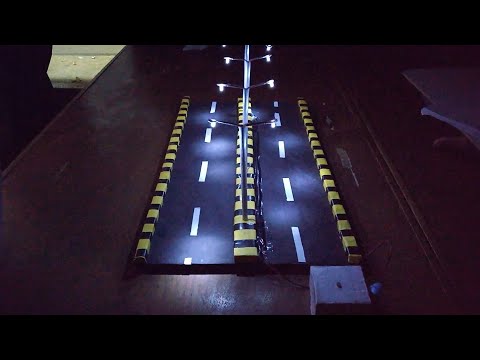 Automatic street light control using LDR #scince project Video
