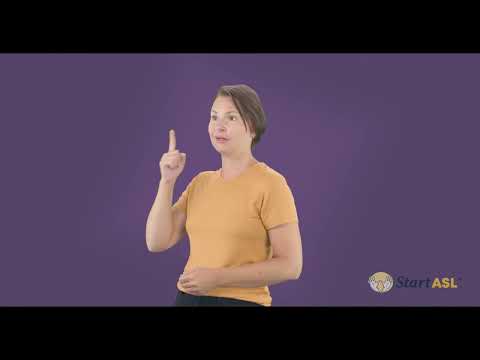 Video thumbnail: How to sign Ear in ASL