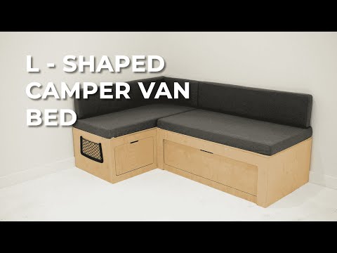 L - Shaped Camper Van Bed