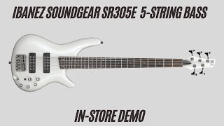 Video thumbnail for Ibanez Soundgear 5 String (SR305E) In-Store Demo at Sam Ash NYC by Prog Rock Jock