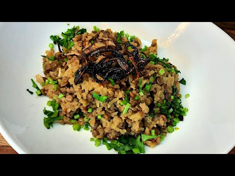 Simple and Delicious Mujadara Recipe - Levantine Rice and Lentils