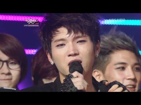 120601 KBS2 Music Bank Infinite - 一位獲獎