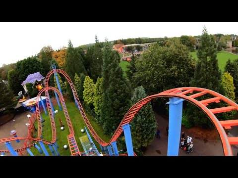 Spinball Whizzer 4K Front Seat POV - Alton Towers