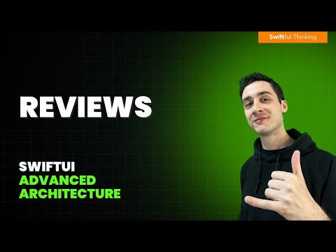 Reviews for SwiftUI Advanced Architecture by Swiftful Thinking thumbnail