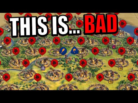 Barbarians on Every Tile... Help - Civilization 6 Deity Challenge