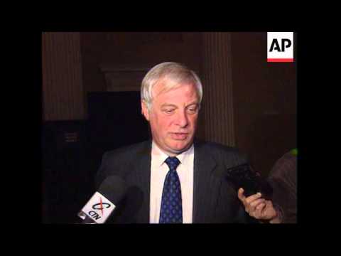 UK: FORMER GOVERNOR OF HONG KONG CHRIS PATTEN AID SPEECH