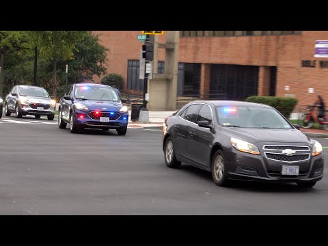 Multiple Washington DC Metropolitan Police Unmarked Units Responding