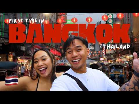 First time in BANGKOK, Thailand! 🇹🇭 This city blew us AWAY!