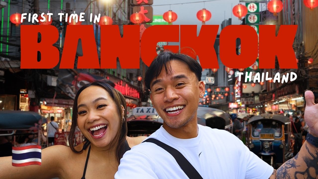 First time in BANGKOK, Thailand! 🇹🇭 This city blew us AWAY!