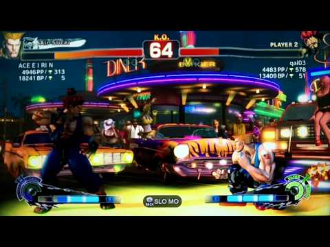 SSF4 AE:2012 ACE E I RI N (Guile) vs qal03 (Akuma)