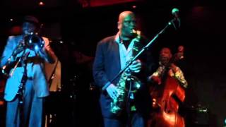 SIZZLING ALPHONSE MOUZON DRUM SOLO WITH AZAR LAWRENCE & FRIENDS @ THE RG CLUB