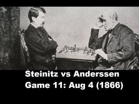 Game 11: Anderssen vs Steinitz - London (1866) #32
