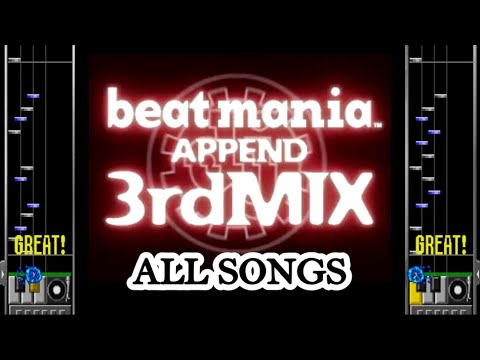 beatmania APPEND 3rdMIX (PS) ダブルモード 全楽曲 DOUBLE MODE all songs 【作業用BGM】