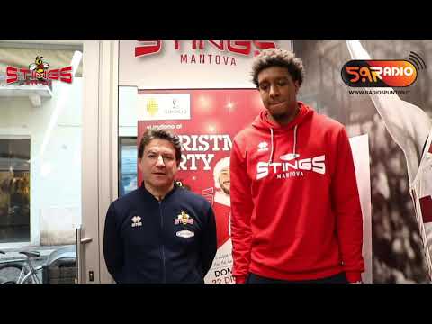 Pre-partita Pompea Mantova - Assigeco Piacenza con coach Finelli e Lawson