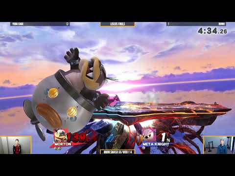WBB #114 | Yoda Cage (Morton) vs Bonk! (Meta Knight) - Losers Finals - Smash 4 Singles