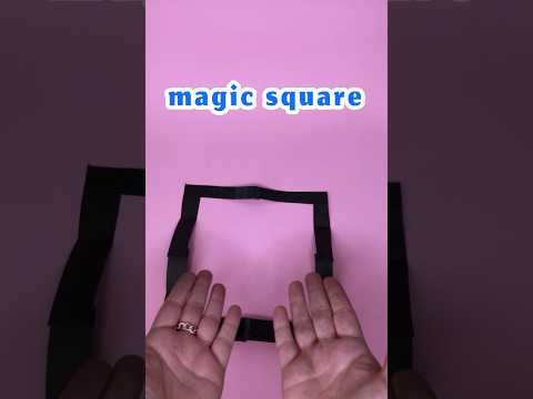 Magic square with paper #magic  #ideas #tricks #square #short