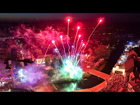 Autumn Fair Ground Fireworks Show