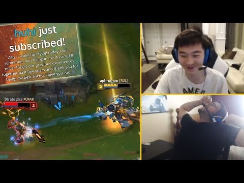 Huhi's EMOTIONAL Subscription To Aphromoo..! | CLG Biofrost's Donations WAR | LoL Stream Moments #51