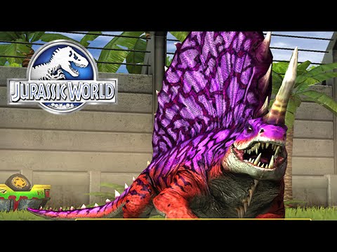 Max Level 40 Dimetrodon | Jurassic World™ The Game - YouTube