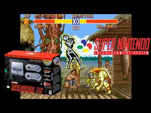 SNES Classic Overview and Street Fighter 2 Playthrough!!