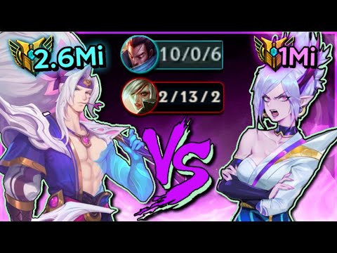 MONO YASUO MOSTRA COMO STOMPAR UMA DAS MATCHUPS MAIS DIFICEIS NO TOP: MONO RIVEN (1 milhão)