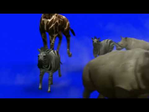 FX Guru Zoo Escape On Blue Screen