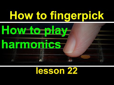 How to play natural harmonics and what are natural harmonics.