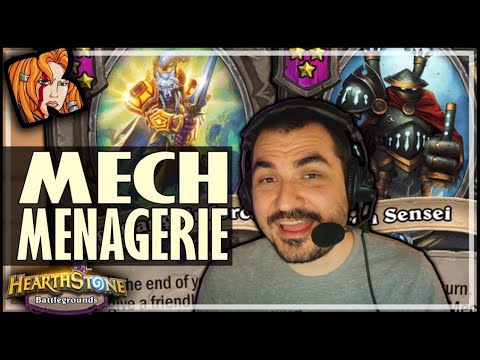 MECH MENAGERIE IS OP?? - Hearthstone Battlegrounds