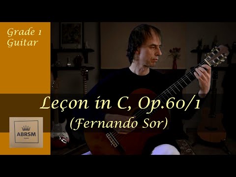 Sor Leçon in C op 60 no 1