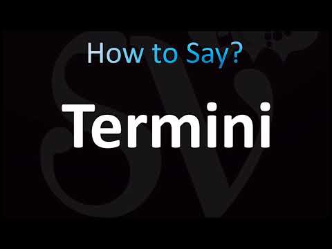 How to Pronounce Termini (CORRECTLY!)