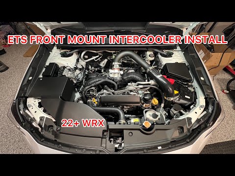 2022+ WRX ETS Front Mount Intercooler Kit Install