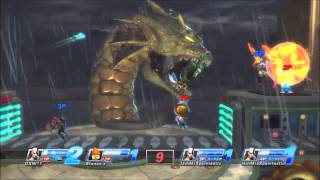 Playstation All Stars: Battle Royale Multiplayer Kratos Spam With Demon