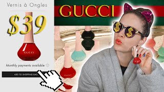 $500 Gucci Luxury Nail Polish Haul Review🤑