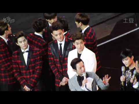 [Fancam] 141231 Hunan TV New Year countdown - Baekhyun focus 【卞白贤是我男人】