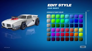 My Rocket League Car DOMINUS GT got imported to Fortnite