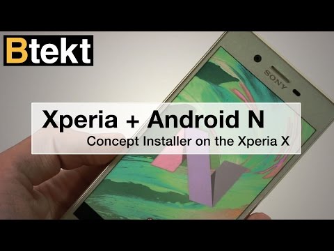 Sony Xperia X Android 7 Nougat update