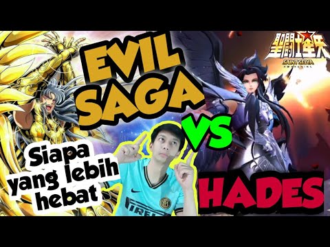 HADES Ketemu EVIL SAGA in PVP - Siapa Saint Terhebat Saint Seiya Awakening (HADES VS EVIL SAGA)