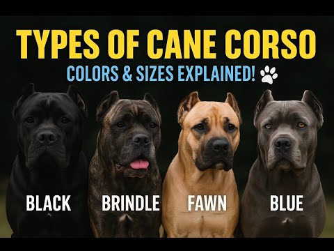 Different Types of Cane Corso Dogs 🐾 | Italian Mastiff Bloodlines Explained