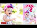 Zia S First Birthday Story Sweet Memories