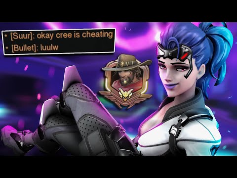 I faced a CHEATING Mccree and WON as Widowmaker - Overwatch