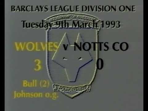 Wolves 3 Notts Co 0 (1992/93)