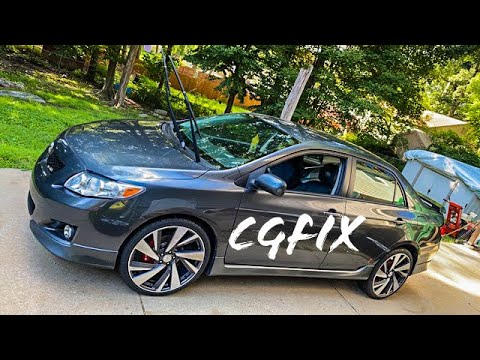 How To INSTALL COIL OVER ON A TOYOTA COROLLA 2009