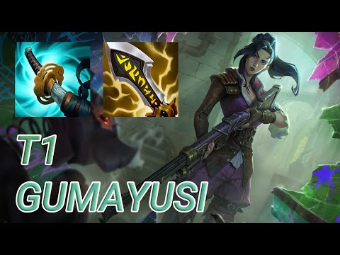 T1 Gumayusi Caitlyn ADC VS Varus | KR Challenger Patch 13.20