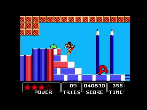 Castle of Illusion Game Gear One Credit Clear