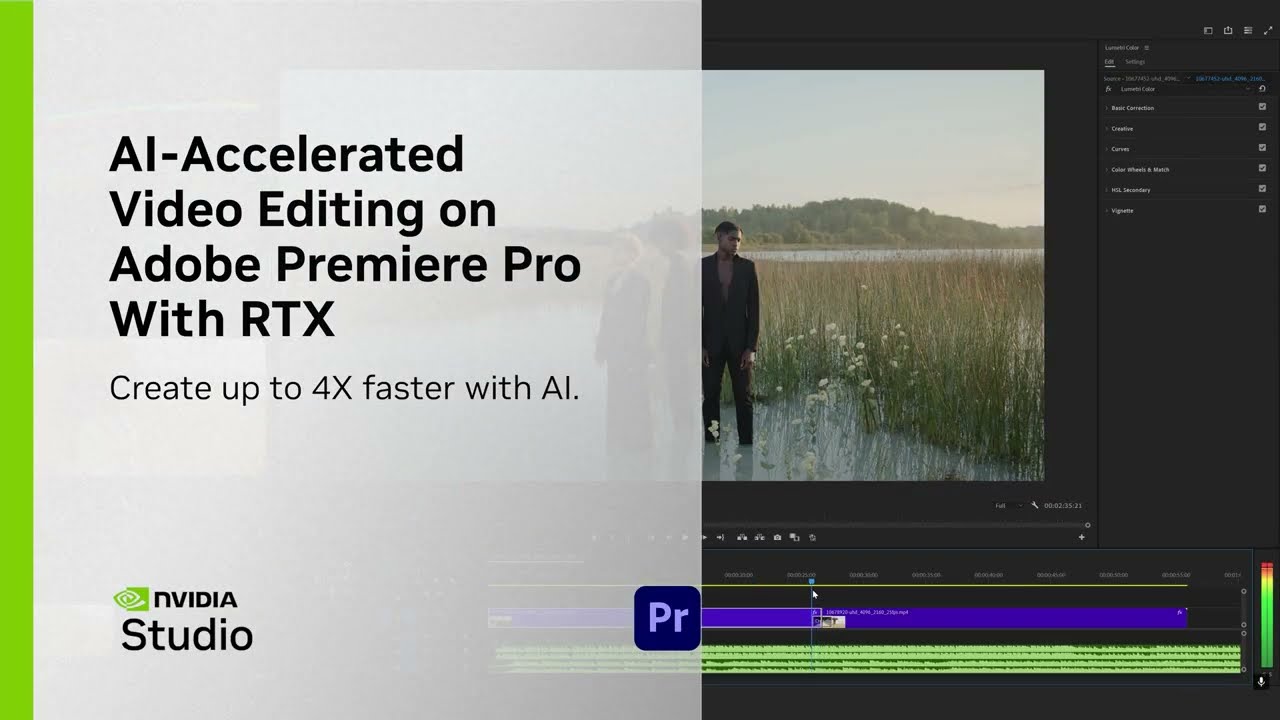 AI-Accelerated Video Editing on Adobe Premiere Pro w/ NVIDIA RTX GPUs - YouTube