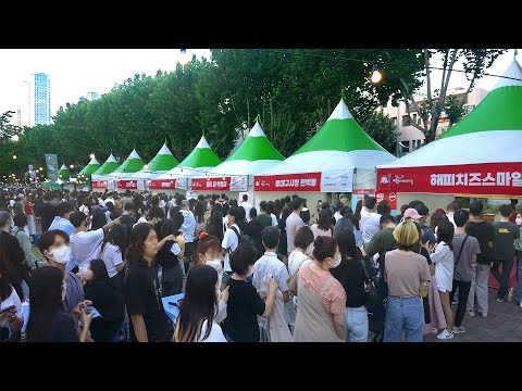 난리 났습니다! 추산인원 10,000명 넘게 온 떡볶이 축제? 초스피드로 만들어도 3시간 기다려야 먹는 분식축제┃Tteokbokki Festival/KoreanStreetFood