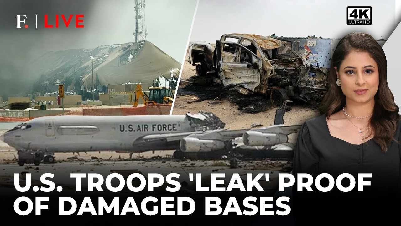 US Bases 'Scarred': New 'Leaked' Images Reveal Iran’s Missile Damage | Firstpost Live | 4K